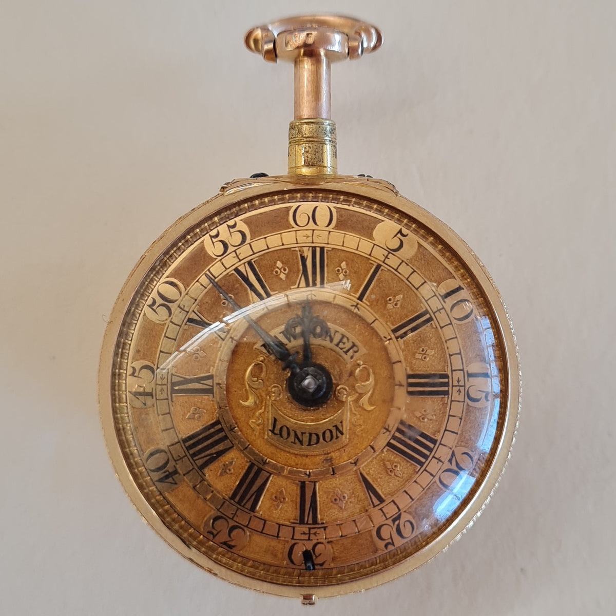 【 17世紀の乳棒 】フランス製 ANTIQUE グラインダー 桐箱入 a fine verge gold quarter repeater by Fawconer London circa