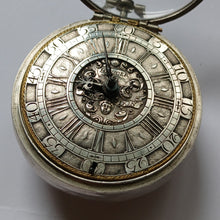 Load image into Gallery viewer, James Hagger silver pair cased verge pocket watch circa 1700