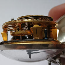 Load image into Gallery viewer, James Hagger silver pair cased verge pocket watch circa 1700