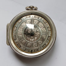 Load image into Gallery viewer, James Hagger silver pair cased verge pocket watch circa 1700
