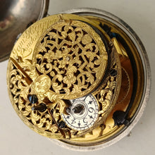 Load image into Gallery viewer, James Hagger silver pair cased verge pocket watch circa 1700
