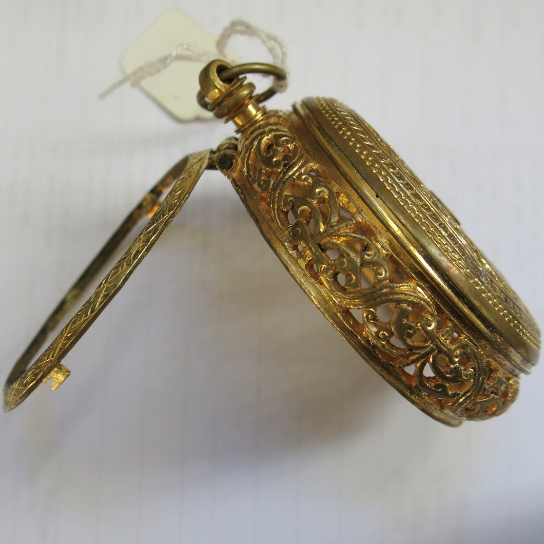 large 16th sixteenth century stackfreed pocket watch case circa 1580