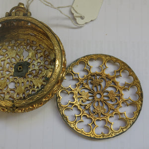 large 16th sixteenth century stackfreed pocket watch case circa 1580