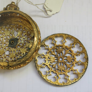 large 16th sixteenth century stackfreed pocket watch case circa 1580