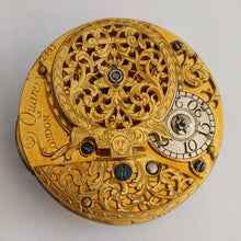 Load image into Gallery viewer, Daniel Quare verge pocket watch movement 2443 circa 1695