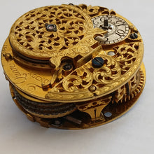 Load image into Gallery viewer, Daniel Quare verge pocket watch movement 2443 circa 1695