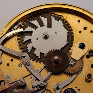 self striking pocket watch (quarter striking clockwatch) movement John Carter London circa 1860  (sold)