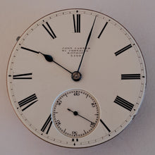 Load image into Gallery viewer, self striking pocket watch (quarter striking clockwatch) movement John Carter London circa 1860  (sold)